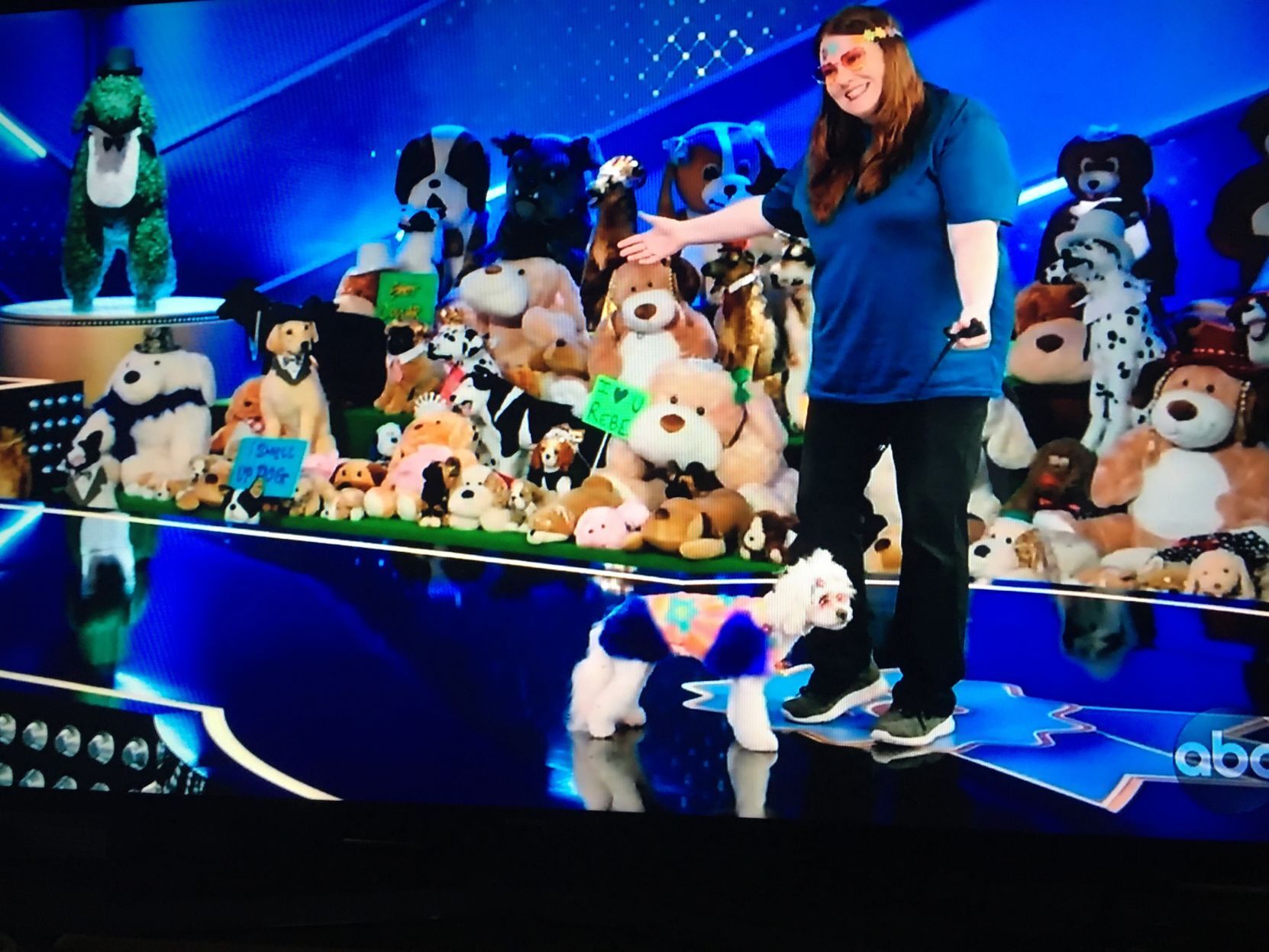 Deb Compton with 1960s dog